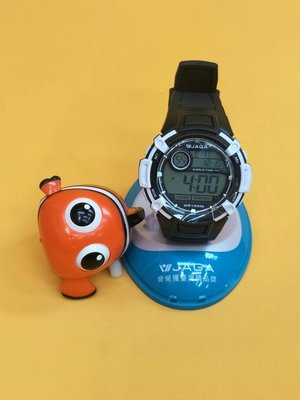 JAGA捷卡 時尚休閒錶 電子錶 運動錶 男錶 學生錶 軍錶 M862-AD(黑)防水 夜光 鬧鈴 保固一年