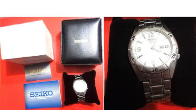 SEIKO SNK601K1 白面 精工 手錶 盾牌5號