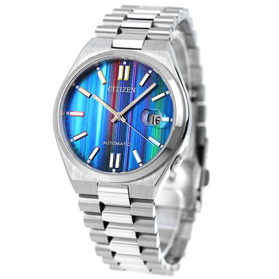 CITIZEN NJ0151-53W CITIZEN COLLECTION 星辰錶 40mm 機械錶 藍寶石鏡面 多色面盤 不銹鋼錶帶 男錶女錶