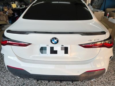 巨城汽車 21- BMW 4系列 G22 2D M4款 卡夢 尾翼 碳纖維 420 430 440