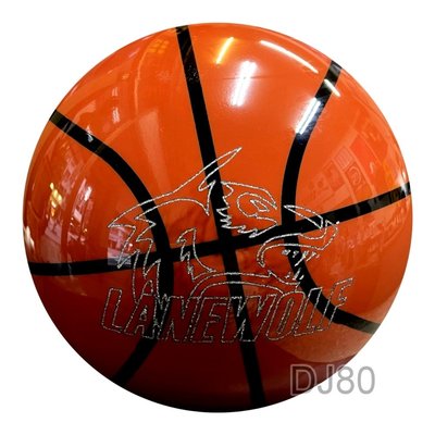 I-WEI 狼道 籃球造型POLY高級保齡球11/14磅(閃銀LOGO)