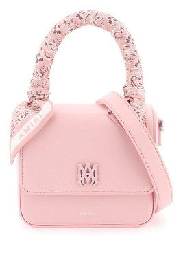 【折扣預購】24春夏正品AMIRI MA MICRO BAG迷你款粉紅色粉色小牛皮革托特包 手提包