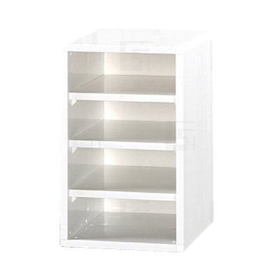 【在地人傢俱】20 環保塑鋼系列-白色1.8尺A4四層資料櫃/收納櫃/置物櫃 GT178-01