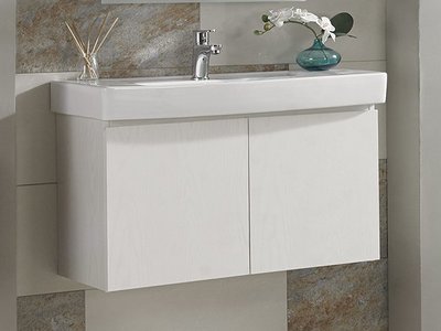 御舍精品衛浴【美國】KARAT 米萊系列 白木紋 防水浴櫃組 52cm