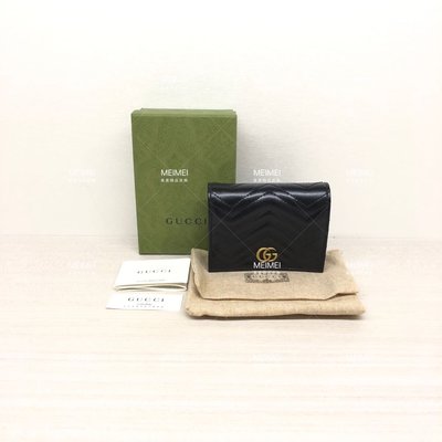 30年老店 預購 GUCCI GG Marmont card case 雙G 466492 短夾 紅 粉 黑