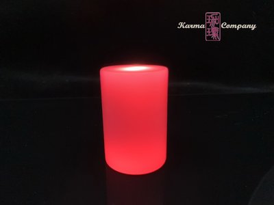 珈瑪-14小時LED蠟燭燈-中型*1粒(USB充電附電源線)-桃紅色LED純蠟蠟燭防水電子蠟燭燈供佛燈充電式蠟燭充電蠟燭