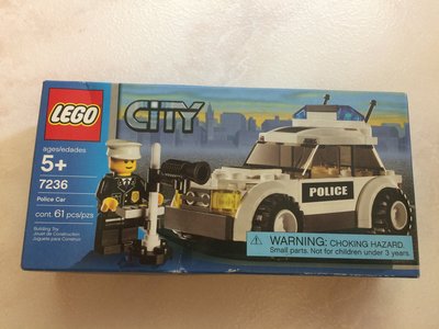 Lego 樂高城市警車 7236 City Plice car 全新
