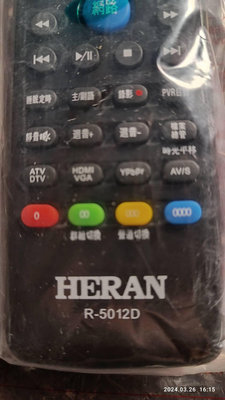 HERAN 禾聯 R-5012D 原廠 電視遙控器 全新