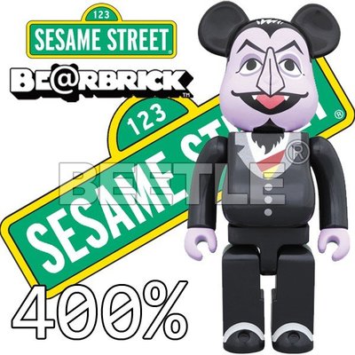 BEETLE BE@RBRICK 芝麻街 COUNT VON SESAME STREET 伯爵 庫柏力克熊 400%
