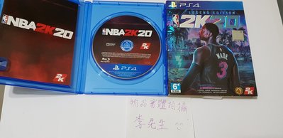 出售 PS4美國職業籃球NBA 2k20 傳奇版 中文，限台北市自取當面交易（中正萬華）