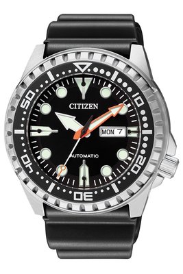 【金台鐘錶】CITIZEN 星辰 (水鬼) 潛水機械錶 100米防水 46mm 膠帶 NH8380-15E