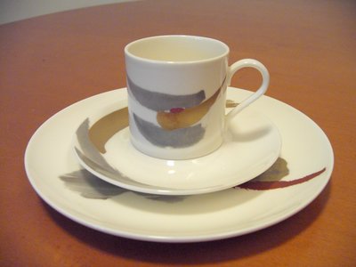 日本製 NARUMI(鳴海) ARTIST COLLECTION系列骨瓷杯盤組 1 客/3pcs(絕版品)