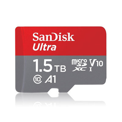 SanDisk【1.5TB】Ultra 大容量 手機擴充 記憶卡 MicroSD UHS-I (SD-SQUAC-1500G)
