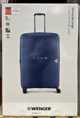 美兒小舖COSTCO好市多代購～Wenger Ultra-Lite 30吋 行李箱(1入)