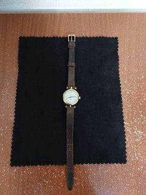 瑞士製 Gucci 羅馬數字 織帶配色 18K鍍金 古著 腕錶 手錶