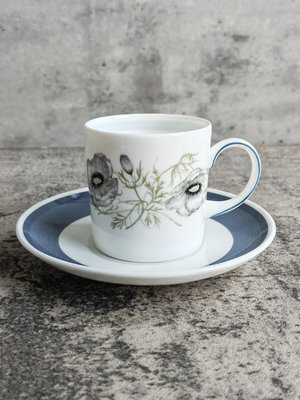 #咖啡杯 英國Wedgwood威基伍德經典迷霧系列骨瓷咖啡杯