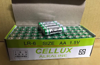 1個10元~全新~CELLUX 3號環保鹼性電池