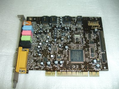 【電腦零件補給站】Creative SB0100 Sound Blaster Live PCI音效卡
