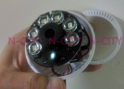 (N-CITY)半球第三代 6燈SONY CCD(960H)紅外線攝影機(700TVL)台灣做的(A5)
