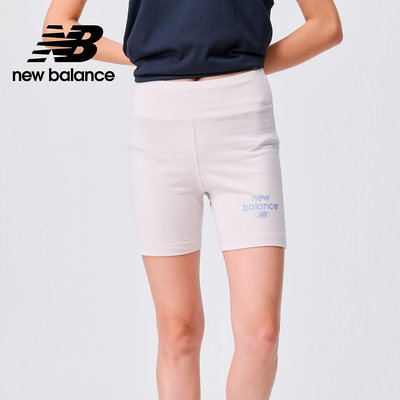 【New Balance】 NB 棉質舒適緊身短褲_女性_杏色_WS31504MBM