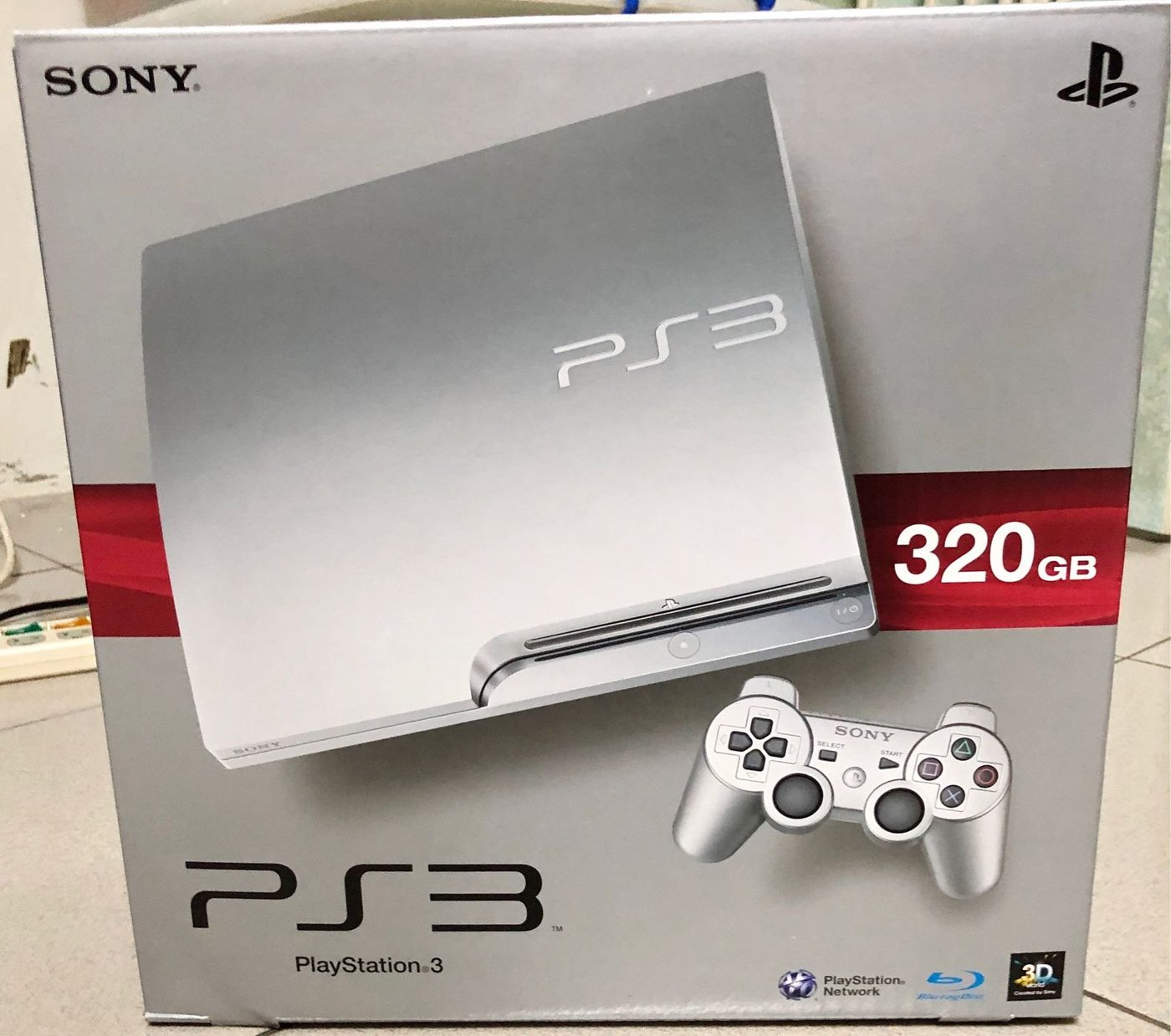 Sony PS3 CECH-2007A 主機（4.81無改機）、原廠手把*2、原廠遊戲*10