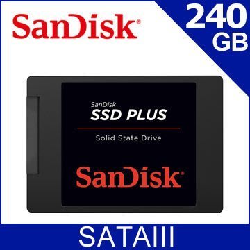【MR3C】缺貨 含稅公司貨 SanDisk 240GB 240G SSD PLUS SATA SSD 固態硬碟