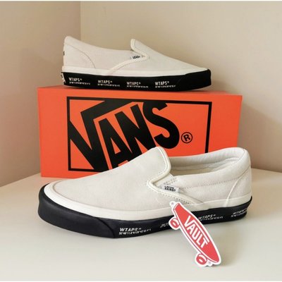 【正品】WTAPS x Vans Og Classic Slip-On Lx 灰色 懶人 VN0A45JK20F潮鞋