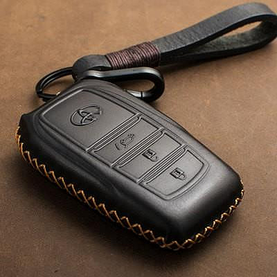 TOYOTA豐田 2019年5代 RAV4 汽車 鑰匙皮套 Camry八代 CHR 真皮鑰匙包 遙控器保護套 鑰匙扣-都有