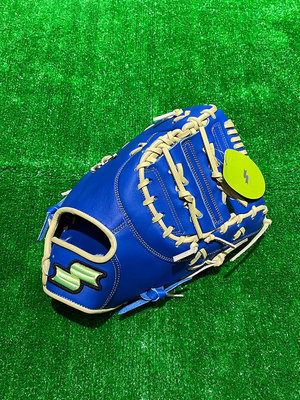 棒球世界全新SSK硬式棒球一壘手手套DWGF4124寶藍色特價