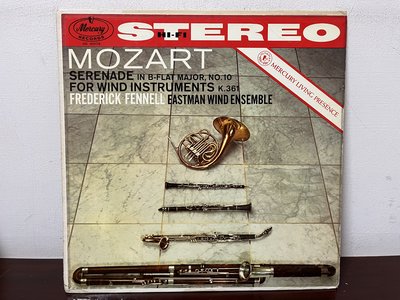 晨雨黑膠【古典】美版Mercury RFR, Mozart– Serenade For Wind Instrument