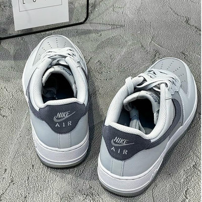 Nike Air Force 1 Light Smoke Grey 隕石灰拼接 煙灰空軍男女板鞋FJ4170001