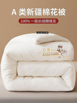 【熱賣下殺價】新疆棉花被子冬被加厚保暖純棉花被被芯棉被冬季一級長絨棉冬