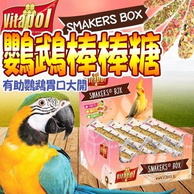 【🐱🐶培菓寵物48H出貨🐰🐹】Vitapol維他寶》中型鸚鵡磨牙棒棒糖-45g/支 特價39元 自取不打折