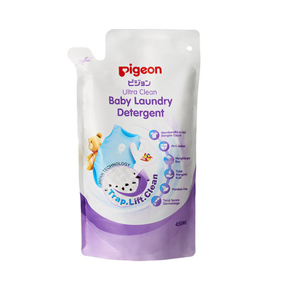瘋狂寶寶**Pigeon 貝親 嬰兒洗衣精450ML／補充包(P78017)