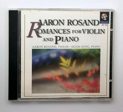 亞倫羅桑 浪漫小提琴和鋼琴作品 AARON ROSAND-【店長收藏】8833