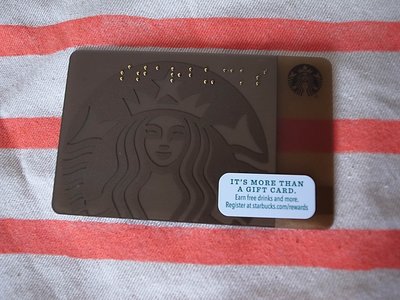 全新 2015 美加 星巴克 Starbucks 女神 (點字版) 隨行卡