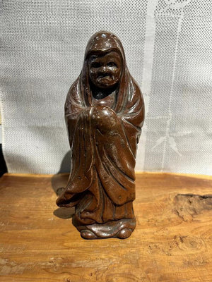 日本回流 老柴燒 達摩像
