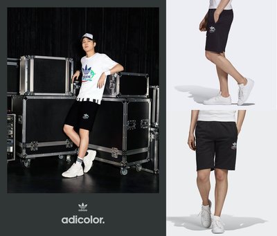 【Dr.Shoes 】Adidas Originals Shorts 男裝 黑 休閒 運動短褲 FQ4683