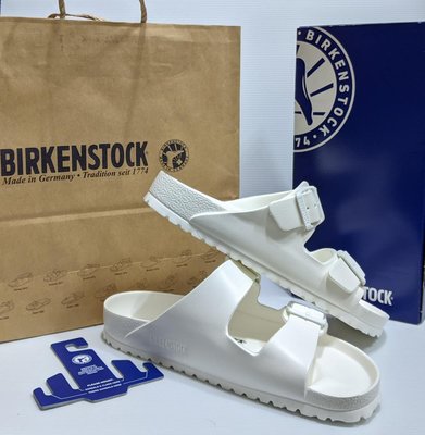 『BAN'S SHOP』Birkenstock EVA 勃肯涼鞋 白色 全新  EU41 專櫃公司貨  德國製