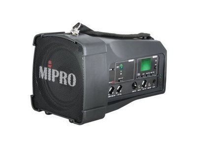 視聽影訊 MIPRO MA-100DB(雙頻道)肩掛式 專業攜帶式教學無線擴音機/擴音器 另有MA 101