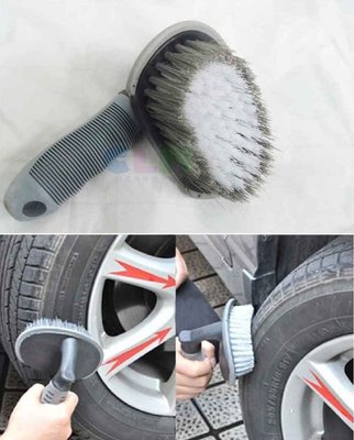 【酷露馬】汽車T型輪胎刷 汽車輪胎清潔刷 洗胎刷 洗車工具 汽車清潔用品 汽車百貨 輪圈刷