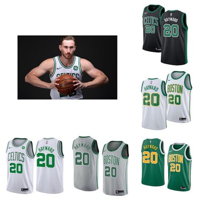 NBA NBA Boston Celtics 波士頓塞爾提克隊 #20 Hayward 海沃德 男式籃球球衣短袖運動T恤