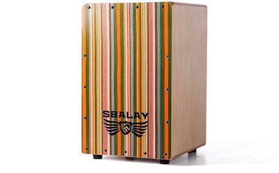 Sbalay HPL2 Cajon 木箱鼓 彩色木紋色 附原廠雙肩背袋 - 【黃石樂器】