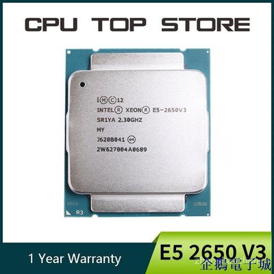 溜溜雜貨檔CPU Used Intel E5 2650 V3 2.3GHz 25MB 10Core 105W Socket