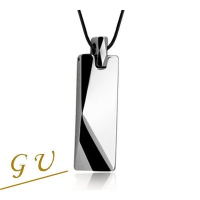 【GU】W15 生日禮物鎢鋼鈦鋼鍊銀項鍊 男銀飾品銀鍊 GresUnic Agloce 烏玄項鍊