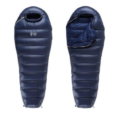 【Black Ice】現貨 G400【400g/0℃】黑冰 木乃伊型 超輕羽絨睡袋