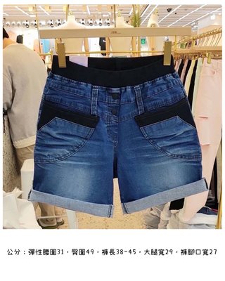 ✪ 韓國代購 正韓 L號 JUN牛仔短褲 ✪ Shinrain