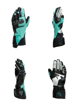 【松部品】義大利 Dainese 丹尼斯 Carbon 3 LADY Gloves 長手套 碳纖維護具 黑 湖水綠