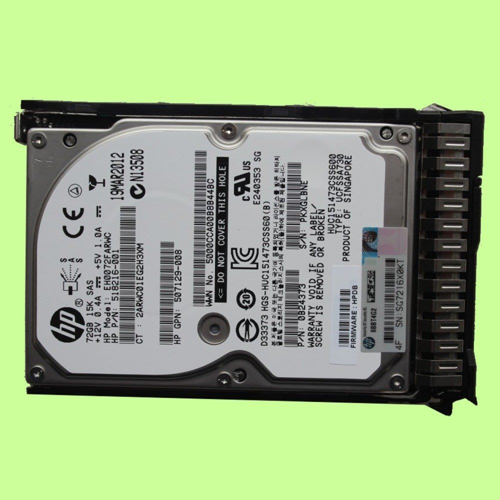 5Cgo【權宇】HP 652597-B21 653949-001 73GB SAS 15K 2.5吋6G