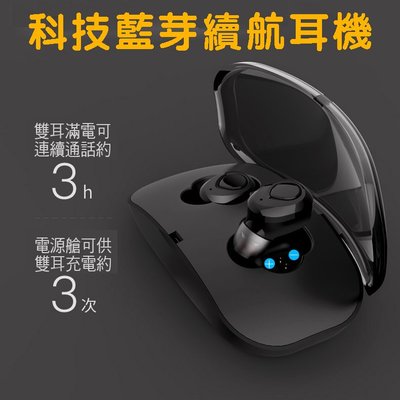 迷你科技藍芽雙耳無線耳機充電倉 台灣NCC認證 來電報號 雙耳 聽音樂 開車通話 運動 上課 遊戲